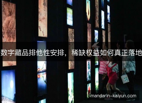 数字藏品排他性安排，稀缺权益如何真正落地